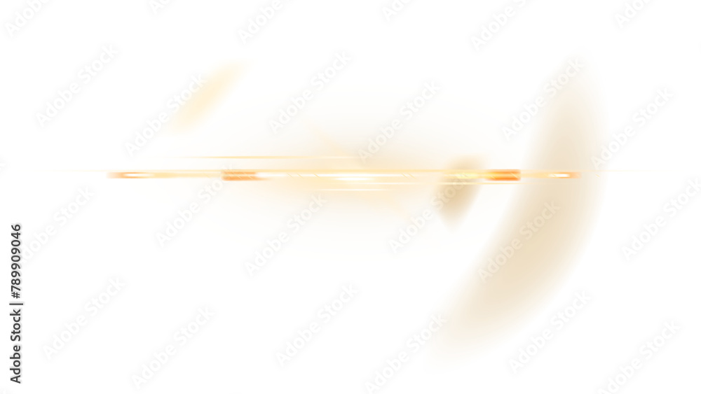 Png yellow lens flare spectrum ghost design element