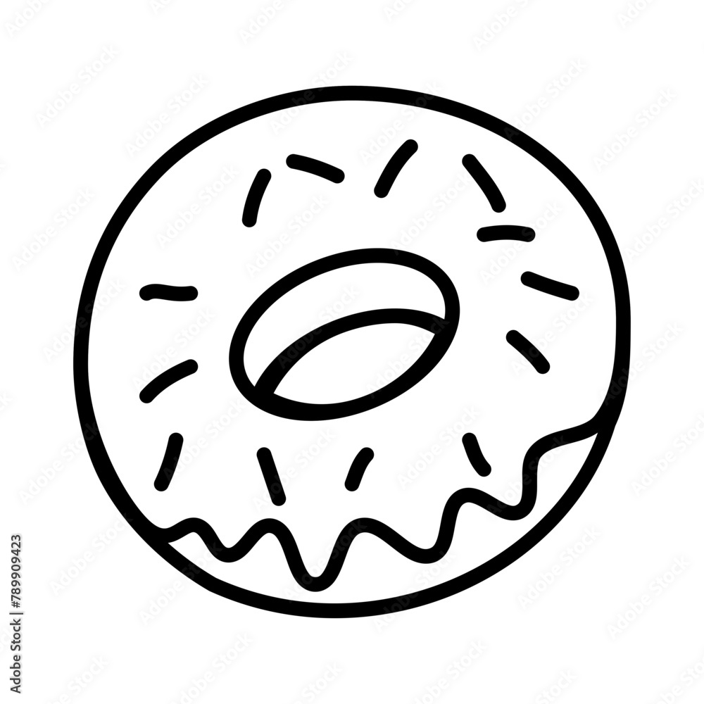 icon donut high quality black style pixel perfect icon donut high quality black style pixel perfect