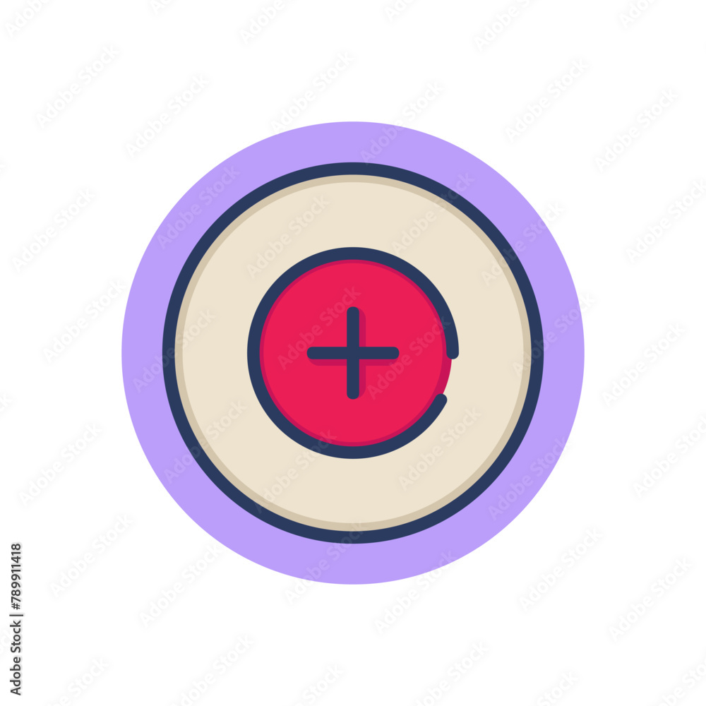 Focus line icon. Circle with cross, center, crosshair outline sign. Target, accuracy, goal concept. Vector illustration symbol element for web design and apps Focus line icon. Circle with cross, center, crosshair outline sign. Target, accuracy, goal concept. Vector illustration symbol element for web design and apps