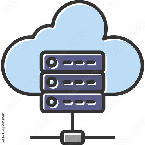 Cloud Server Icon