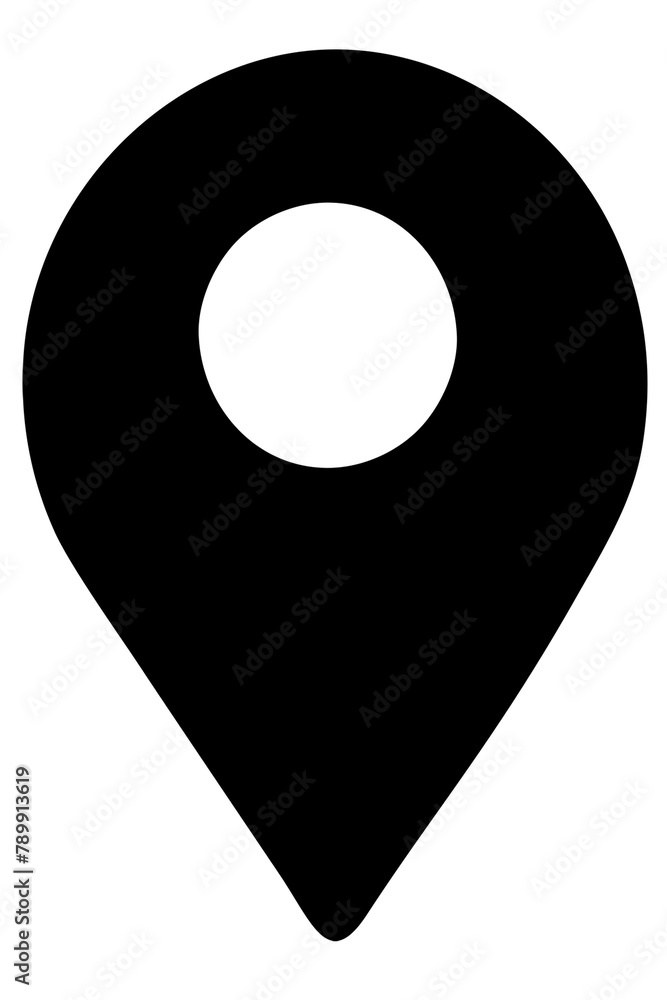 Png location black app icon for social media in simple flat style Png location black app icon for social media in simple flat style