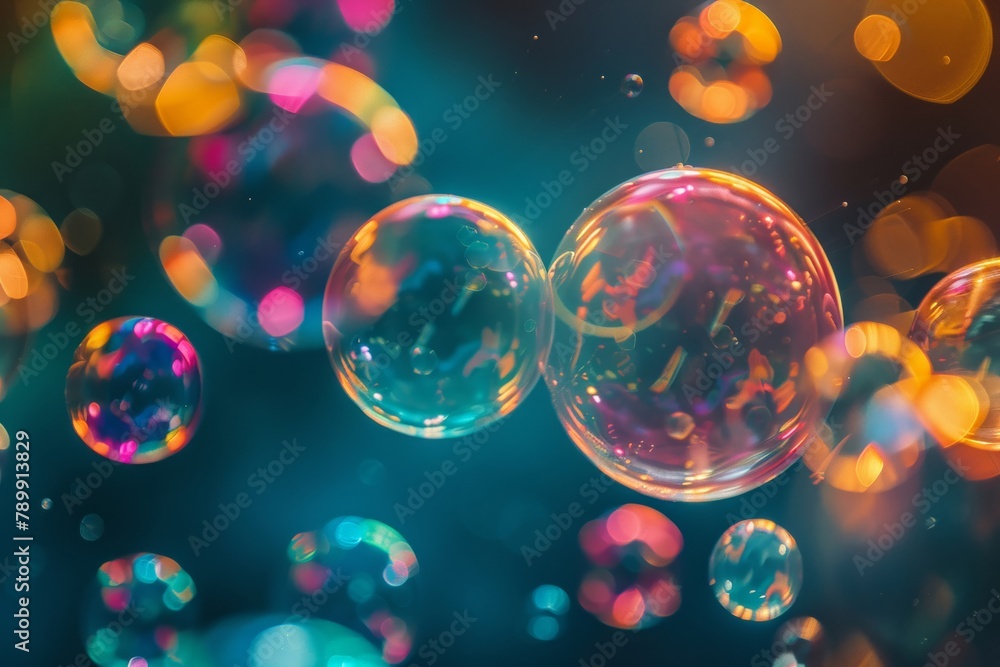 Bubble chart visualizing the impact of economic indicators on business performance Bubble chart visualizing the impact of economic indicators on business performance