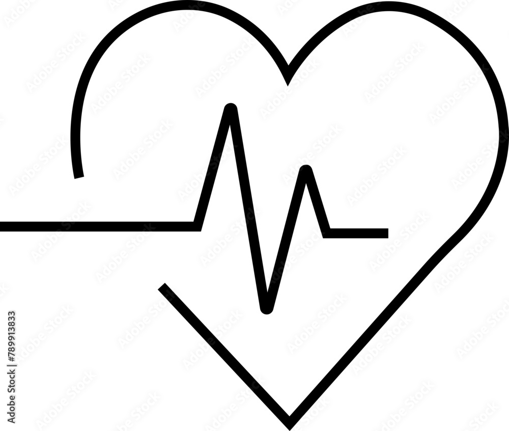 Heartbeat vector icon. Symbol cardiogram heart logo in linear style with editable stock. Medical sign. Heart beat pulse flat icon for medical apps and websites isolated on transparent background. Heartbeat vector icon. Symbol cardiogram heart logo in linear style with editable stock. Medical sign. Heart beat pulse flat icon for medical apps and websites isolated on transparent background.