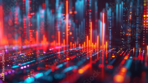 A visually appealing depiction of market trends