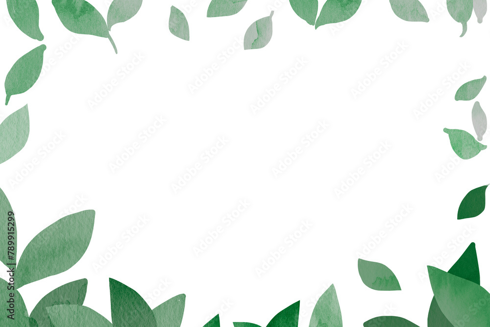 Frame png with leaf design