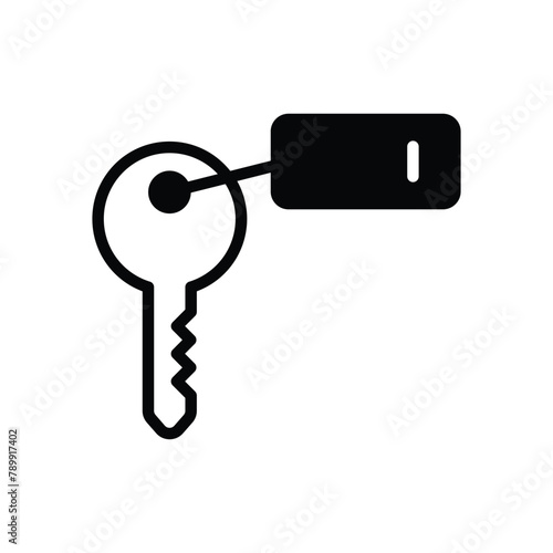 Room Key  vector icon