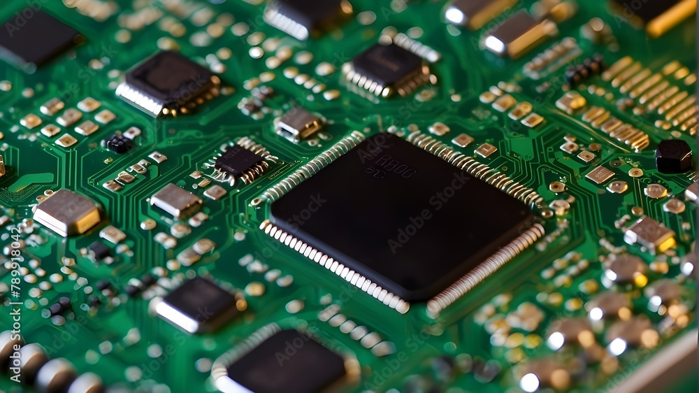 close up of computer circuit board close up of computer circuit board
