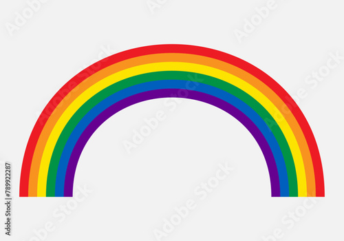 Arcoíris con la bandera del orgullo LGBT+