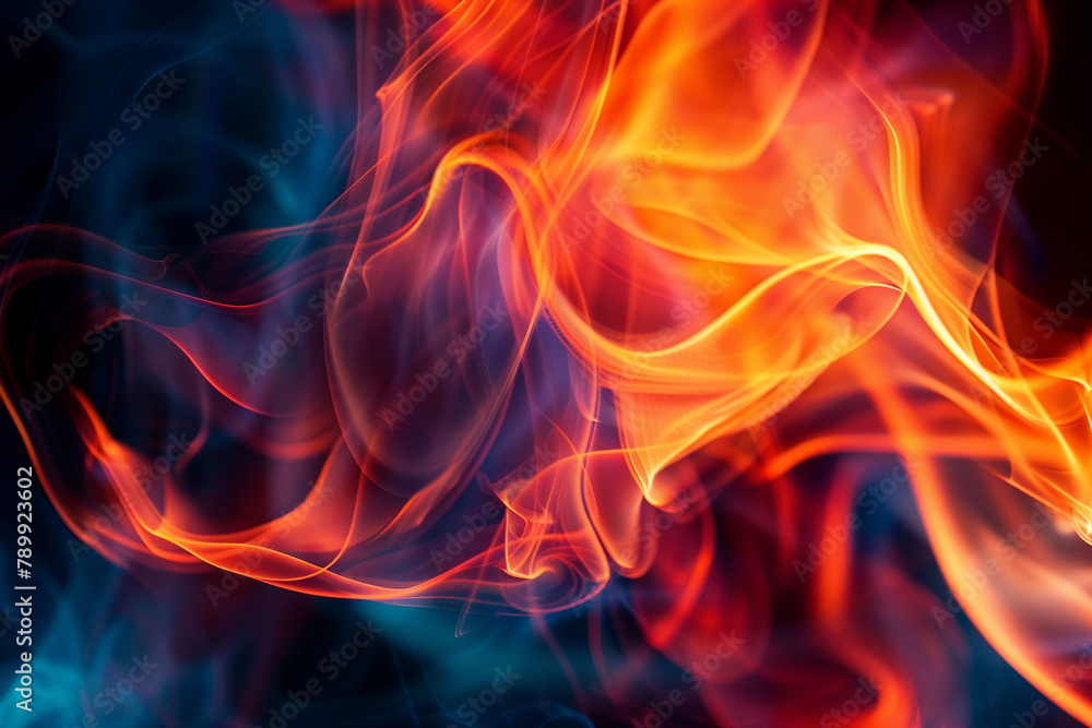 An abstract flame symbolizing passion and energy. An abstract flame symbolizing passion and energy.