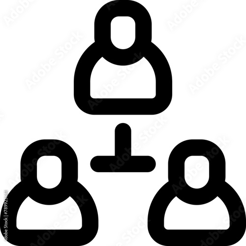 stakeholder icon. vector line icon for your website, mobile, presentation, and logo design.