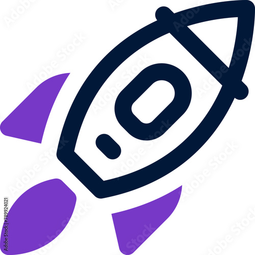 startup icon. vector dual tone icon for your website, mobile, presentation, and logo design.