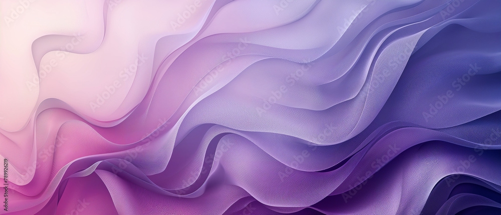Purple Silk Wave: Soft Swirls of Satin Fabric in a Flowing Texture Illustration Purple Silk Wave: Soft Swirls of Satin Fabric in a Flowing Texture Illustration