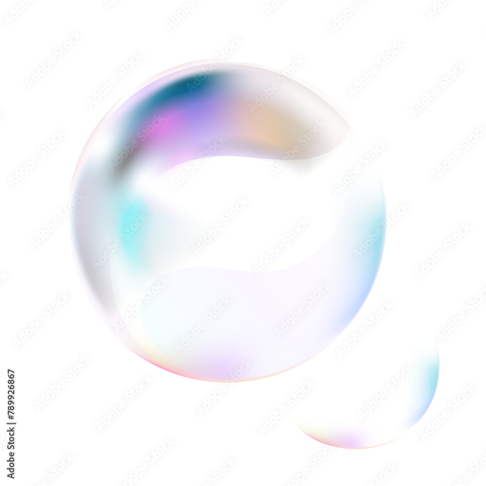 Png clear bubble design element