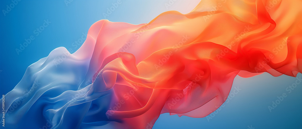 background, copy space, visual impact style, hyper clear, gradient Tangerine Color and Cornflower Blue scheme background, copy space, visual impact style, hyper clear, gradient Tangerine Color and Cornflower Blue scheme