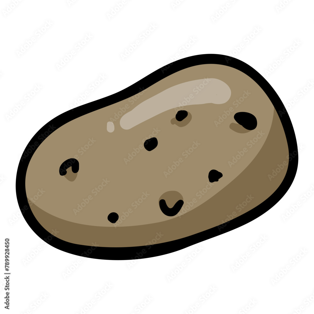 Fototapeta premium Potato - Hand Drawn Doodle Icon