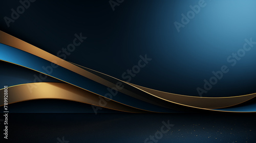 background minimal styles, A sweet, deep gold combined with a rich, jeweltoned blue photo