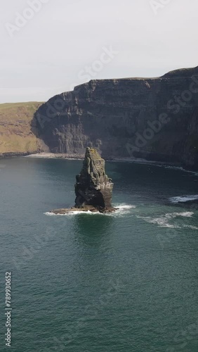 Capturing stunning vistas from above: Experience the majesty of the Cliffs of Moher through aerial photography