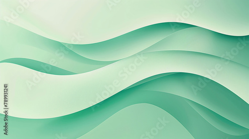 corporate background, copy space, creative presentations style, clean and clear, deep gradient Pastel Green and Spectrum Colors scheme