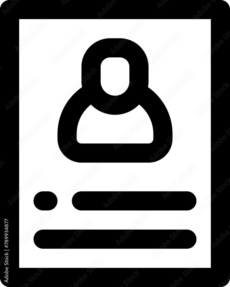 resume icon. vector line icon for your website, mobile, presentation, and logo design. resume icon. vector line icon for your website, mobile, presentation, and logo design.