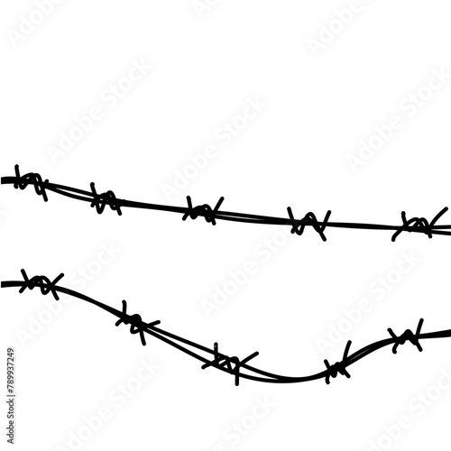 Barbed wire illustration © King