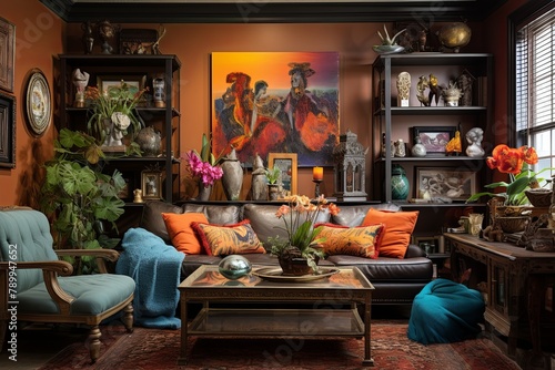 Artistic Eclectic Bazaar Living Room Ideas  Embrace Eccentric Decor