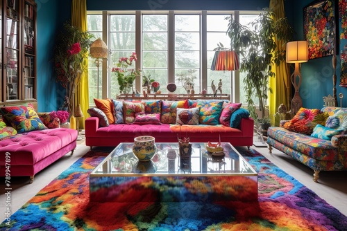 Colorful Rugs   Unique Trinkets  Eclectic Bazaar Themed Living Room Ideas
