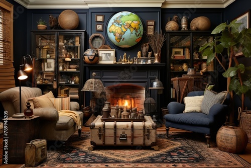 Global Accents Eclectic Bazaar Living Room Ideas: Inspiring Eclectic Decor