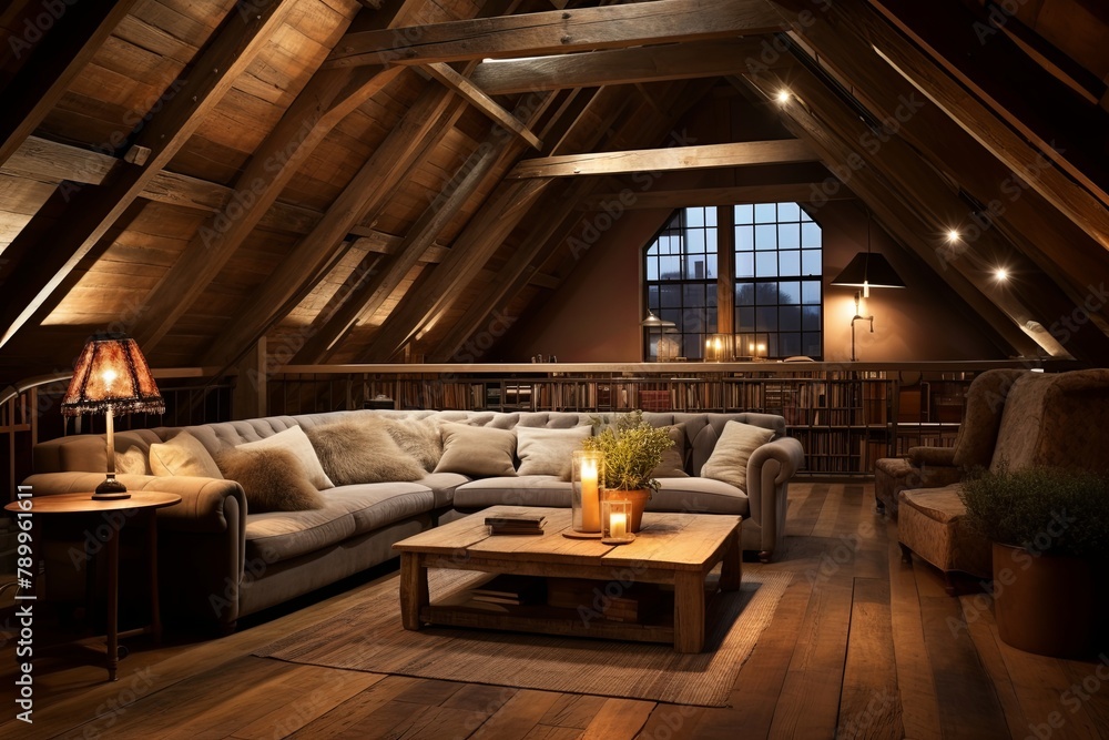 Wooden Elegance: Rustic Barn Conversion Living Room Decor Ideas for Cozy Cocooning