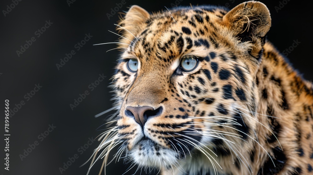 blue eyes and long whiskers amidst its fur blue eyes and long whiskers amidst its fur