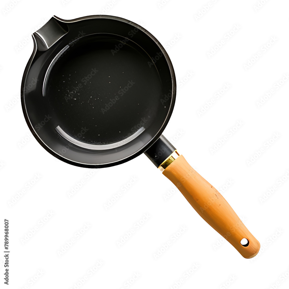 Isolated frying pan. Cooking equipment Isolated frying pan. Cooking equipment