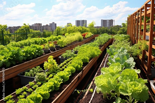 Urban Rooftop Vegetable Garden: Windbreaks, Climate Control, Protected Plants Ideas photo