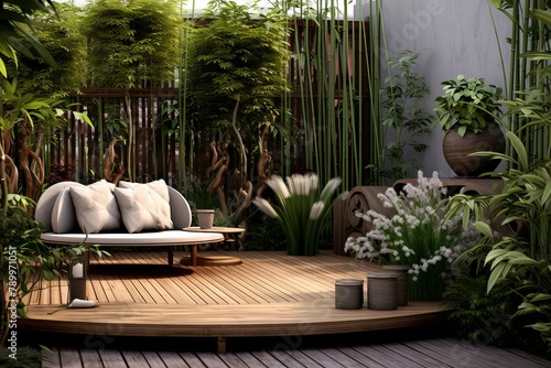 Zen Meditation Garden Designs  Tranquil Bamboo Haven for Minimalist Zen Space