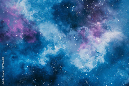 Blue Galaxy background