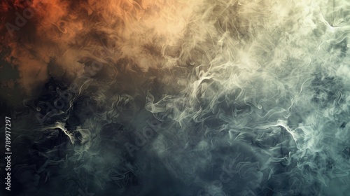 Abstract smoke on a dark background.