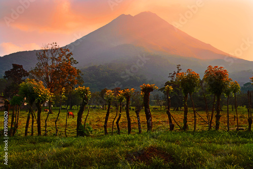 Wulkan Arenal w La Fortuna - Kostaryka