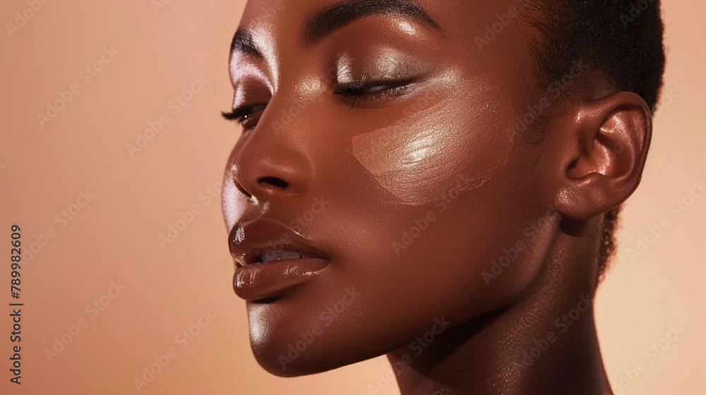 a lightweight, buildable foundation that effortlessly blurs imperfections for a second-skin effect. Showcase the seamless and natural finish on the skin.
