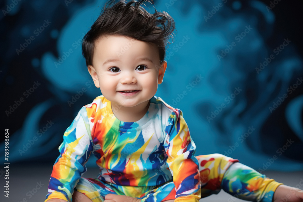 cute baby wearing colorful Top & Bottom Sets cute baby wearing colorful Top & Bottom Sets
