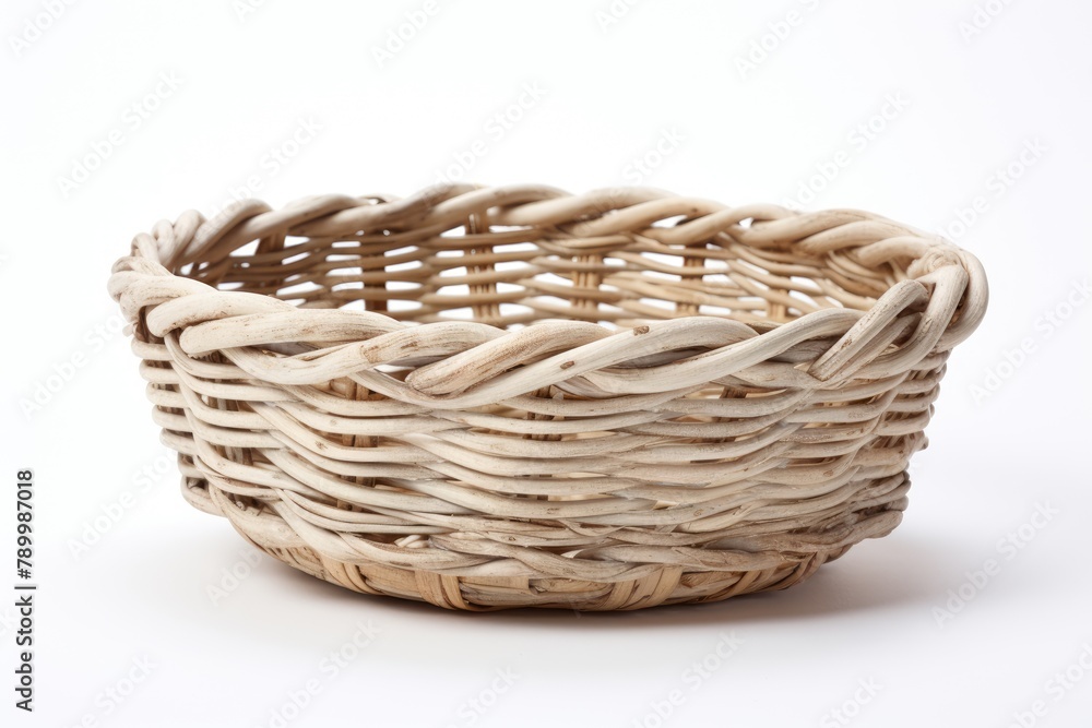 Fototapeta premium Banneton Basket , white background.