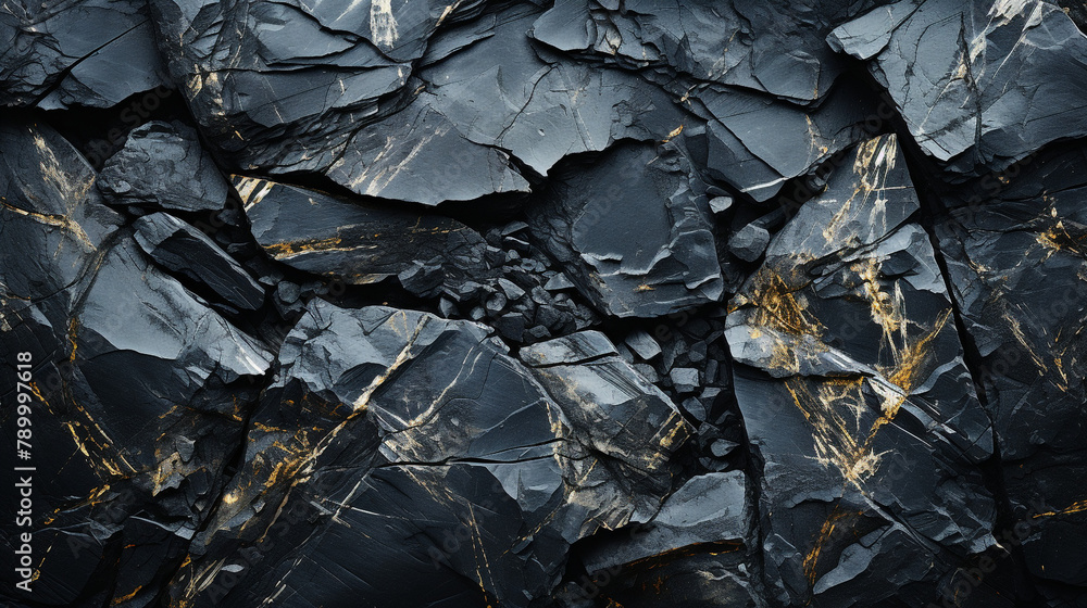 Black white rock texture. Dark gray stone granite background for design сreated with Generative Ai Black white rock texture. Dark gray stone granite background for design сreated with Generative Ai