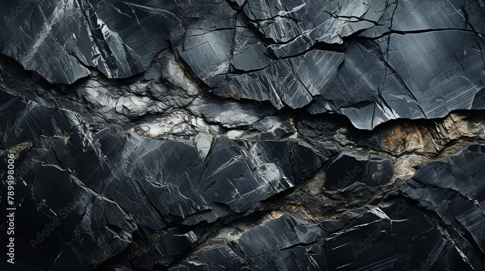Black white rock texture. Dark gray stone granite background for design сreated with Generative Ai Black white rock texture. Dark gray stone granite background for design сreated with Generative Ai