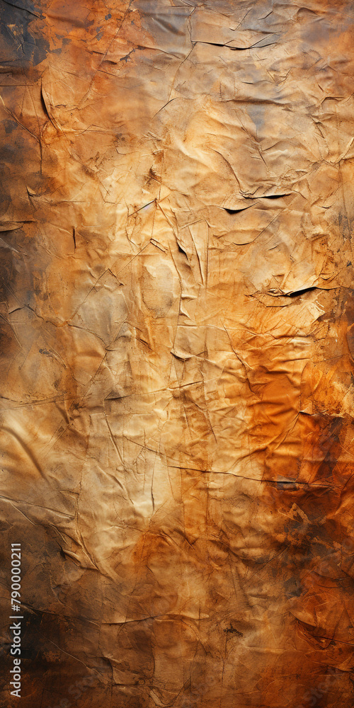 Naklejka premium Cumrpled paper texture for background сreated with Generative Ai