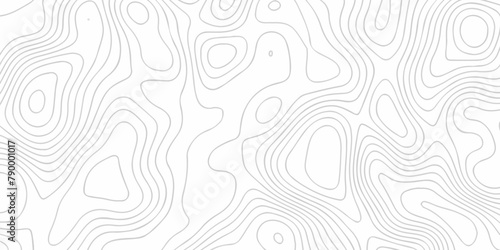 Abstract pattern with lines. Abstract sea map geographic contour map and topographic contours map background. Abstract white pattern topography vector background. Topographic line map background.