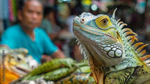 In a bustling city market vendors illegally sell live exotic pets and animal parts in plain sight highlighting the brazenness of the wildlife trade. .