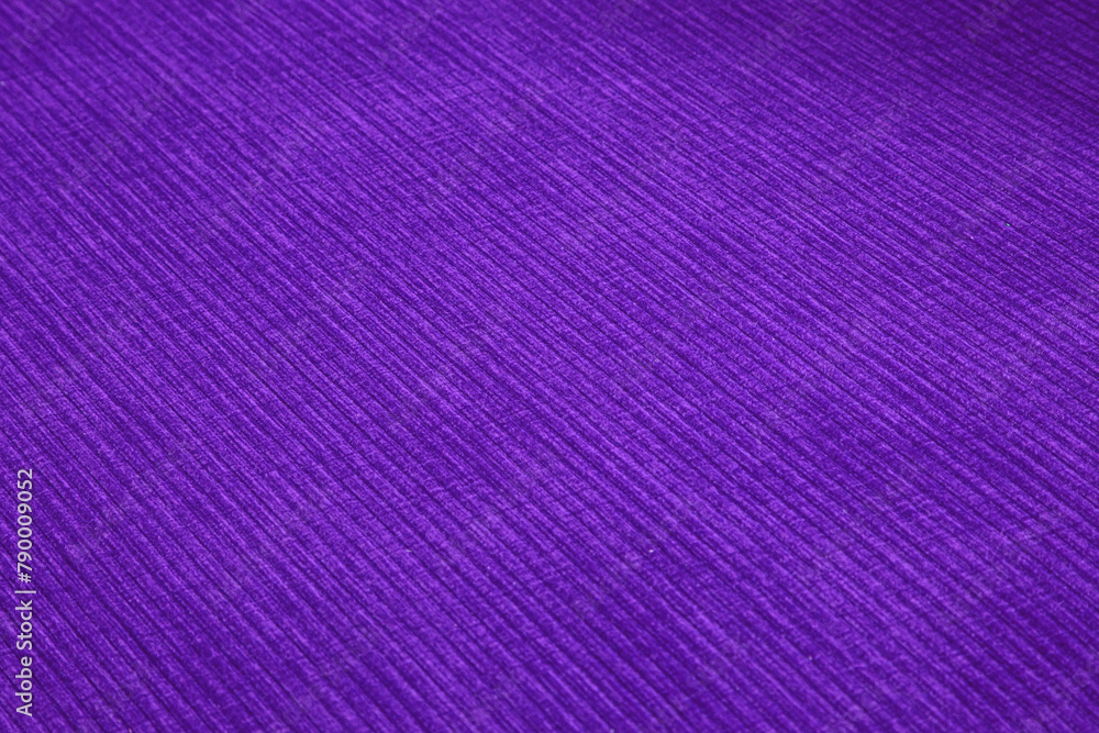 Fototapeta premium Textured corduroy furniture fabric in purple colors