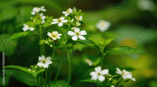 Graceful Presence of Small White Flower in Nature