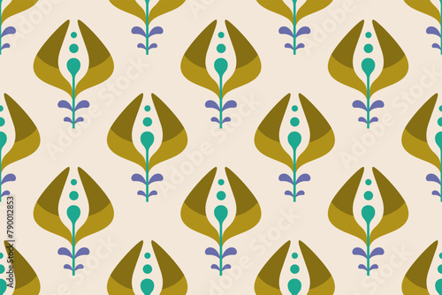 Nature s Elegance. Artistic Floral Patterns in Vector Designs