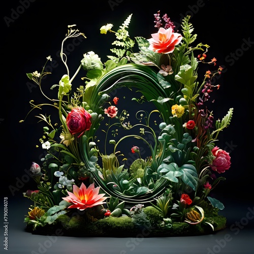 background with flowers