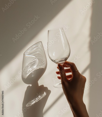Person Holding Glass of Wine
