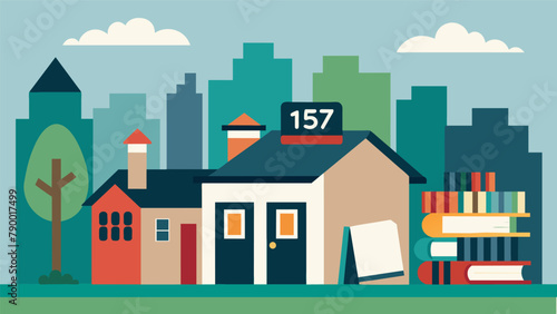 A neighborhood book exchange where residents can swap their favorite reads and discuss their literary interests.