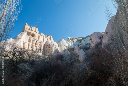 Troglodyte in a valley in Cappadocia